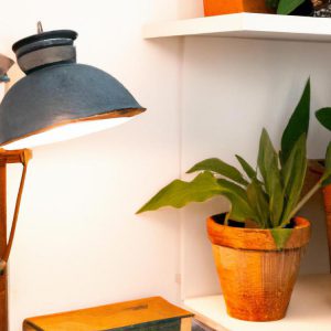 Lampa stojąca z półką - jakie ma zalety?